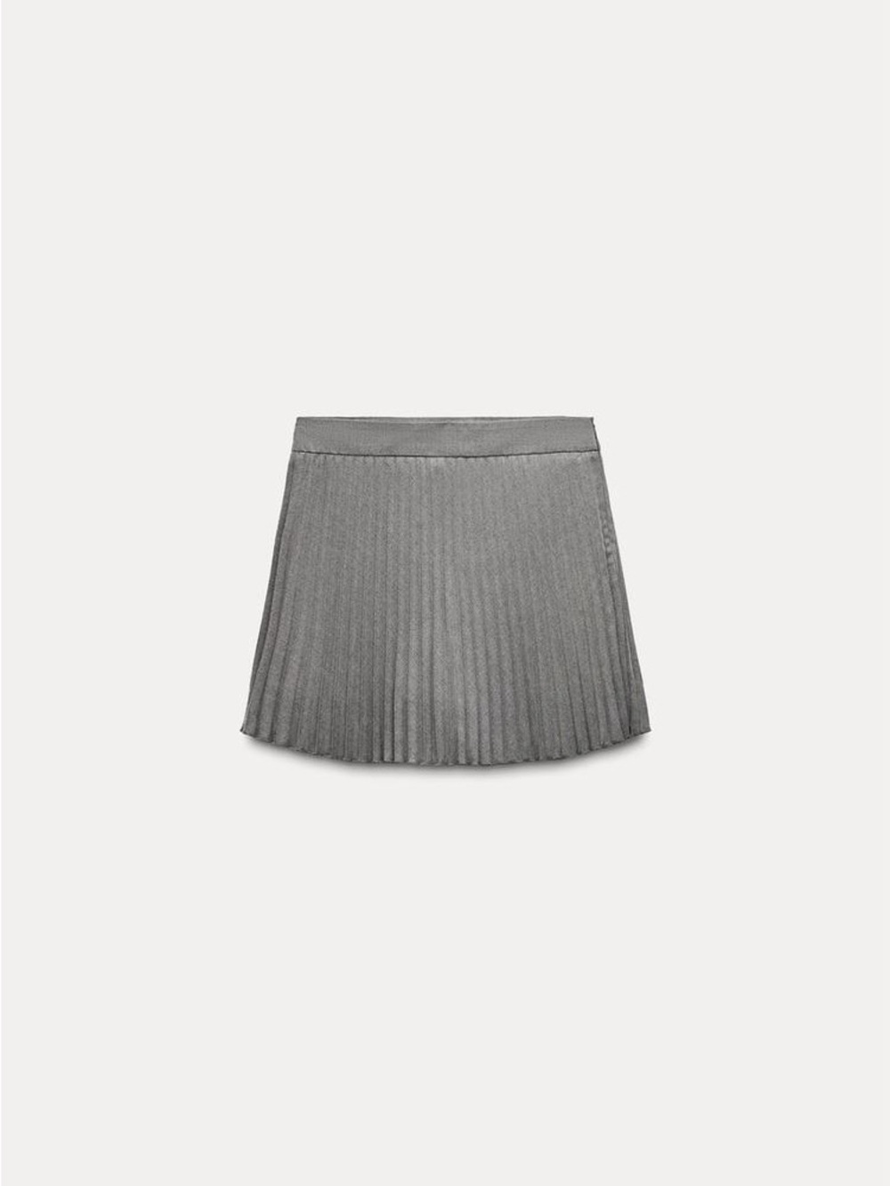 Zara- Pleated Skort Mini skort in Gray